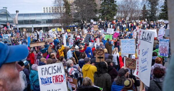 Protests in Anchorage Reflect National Discontent with Trump Policies