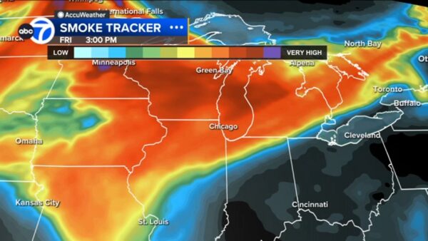 Wildfire Smoke from Canada Impacts Air Quality in Chicago Area