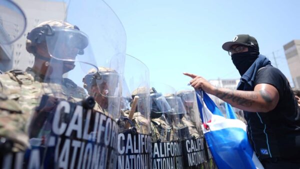 National Guard Troops Deployed in Los Angeles Amid Protests Over Immigration Raids