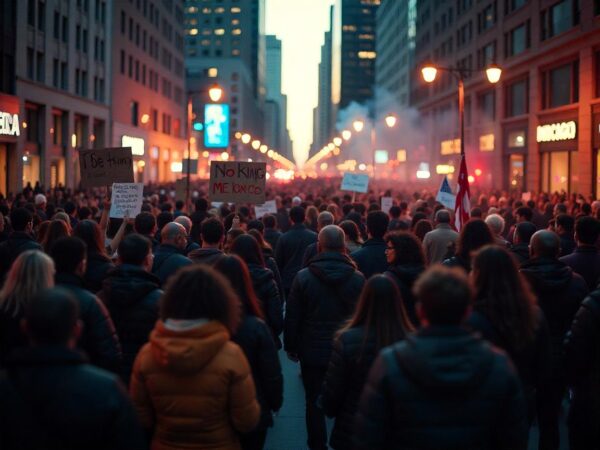 Mass Protests Under the ‘No Kings’ Banner Disrupt Travel Across Major U.S. Cities