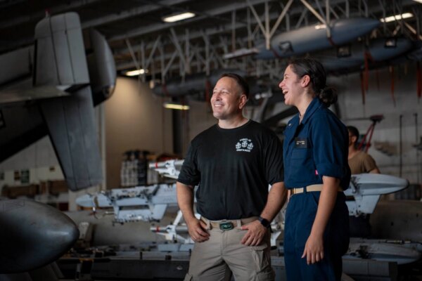 Father-Daughter Duo Serve Together Aboard USS Nimitz Ahead of Father’s Day