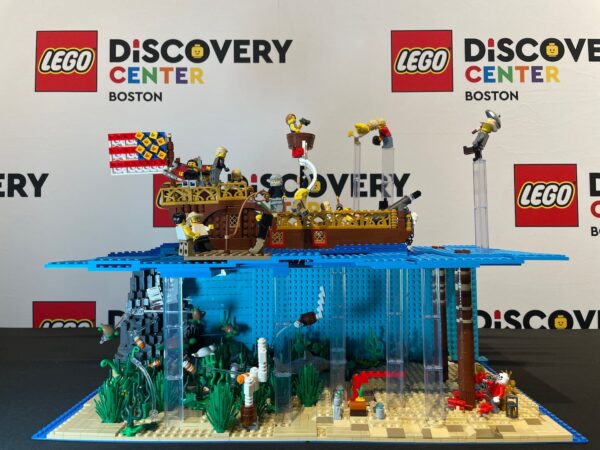 Dover Sixth Grader Arlo Competes for Global LEGO Title with Boston Tea Party Sculpture