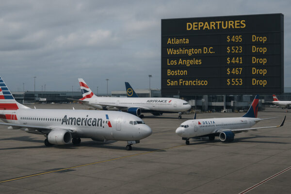 European Travel to the U.S. Plummets in May, Prompting Airlines to Slash Fares