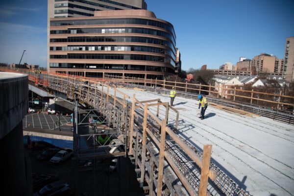 Traffic Disruptions in Silver Spring as Construction of Maryland Purple Line Progresses