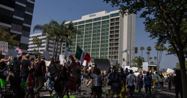 Protests Erupt as Community Confronts Federal Immigration Agents in Pasadena