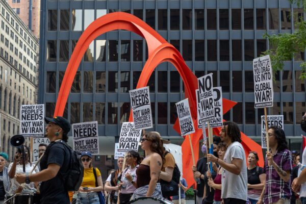Protests Erupt in Chicago Against U.S. Military Action in Iran