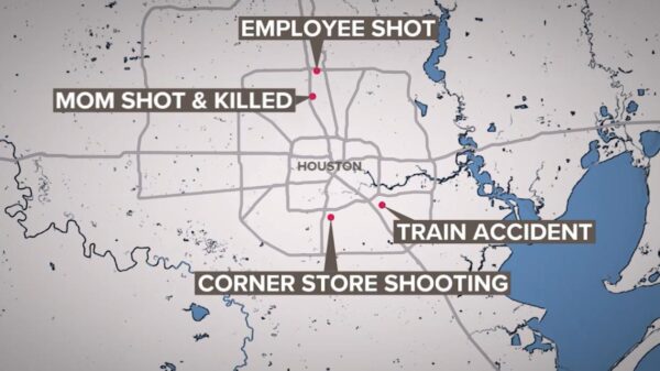 Violent Night in Houston: Multiple Shootings and Fatal Train Incident