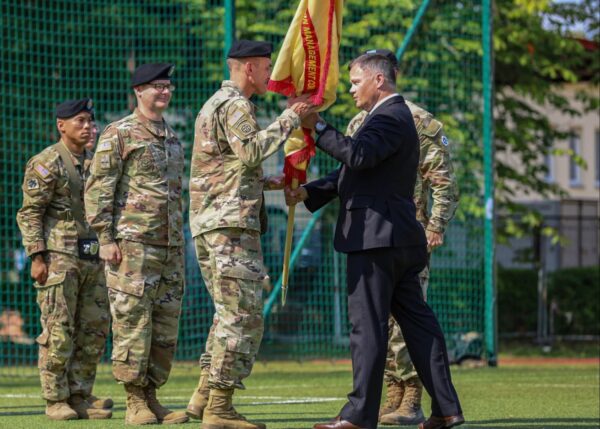 Col. Jeremy McHugh Takes Command of U.S. Army Garrison Poland