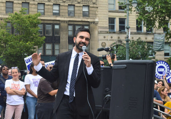 Massive Rally Supports Striking Legal Workers in New York City