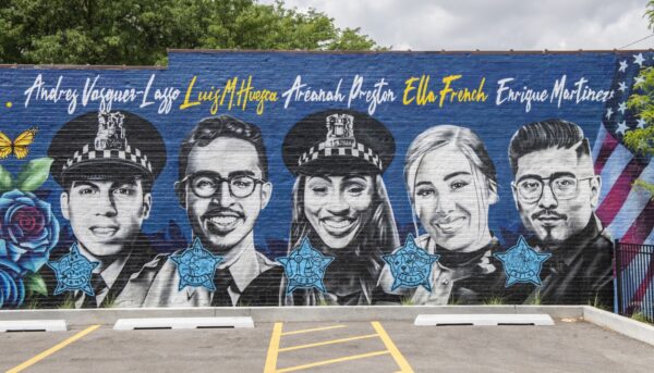 Milton Coronado Creates Tribute Murals Honoring Fallen Officers and Loved Ones