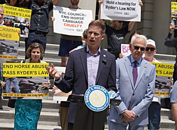Call to End NYC’s Horse Carriage Industry Rallies Support for Ryder’s Law
