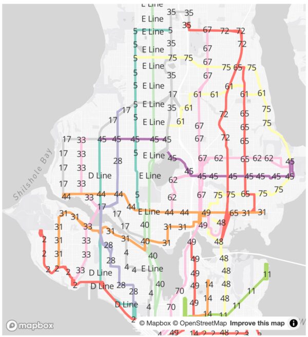 Transformative Transit Network Redesign Proposed for Seattle