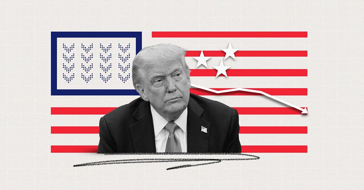 Trump’s Approval Ratings Plummet to Record Lows Amid Policy Struggles