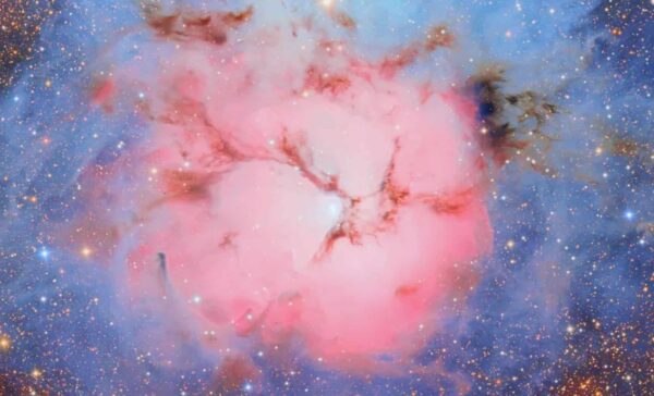 Vera C. Rubin Observatory Unveils Stunning Image of the Trifid Nebula