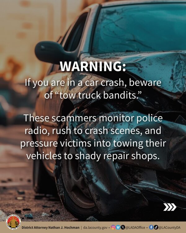 Surge in Tow Truck Fraud: Authorities Warn Drivers in Los Angeles