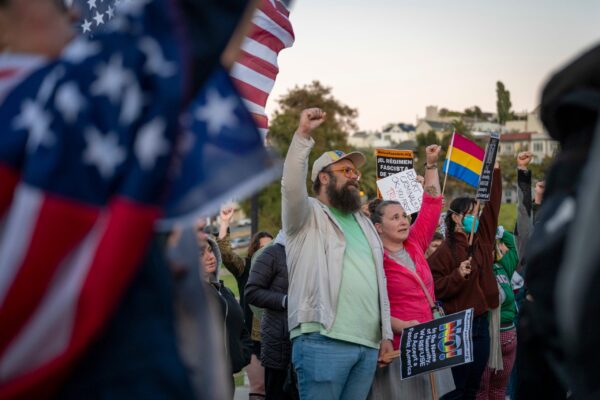 California Residents March Against President Trump on Independence Day