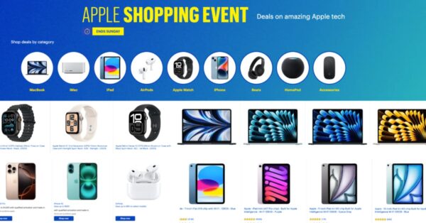 Apple Deals Highlighted Ahead of Weekend Shopping Event