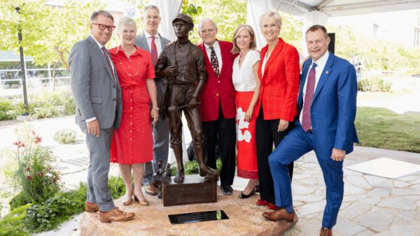 New Statue of David Eccles Unveiled at the David Eccles School of Business