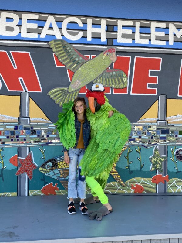 Ocean Beach Elementary School Welcomes Parrot as New Mascot